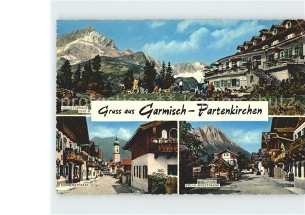 Garmisch-Partenkirchen Kreuzeckhaus Sonnenstr Frühlingstr