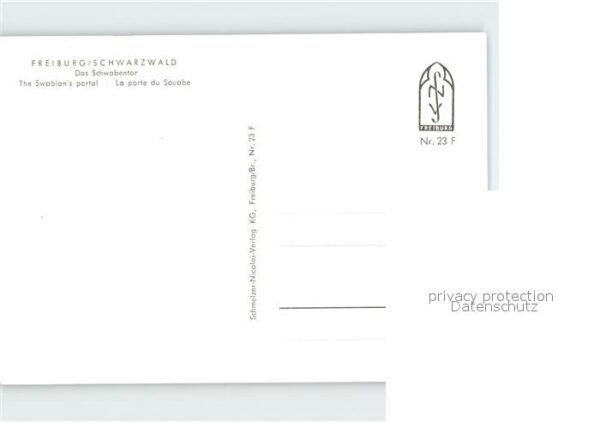 Freiburg Breisgau Schwabentor Münster – Bild 2