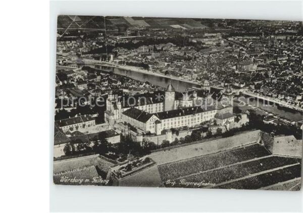 Wuerzburg Fliegeraufnahme
