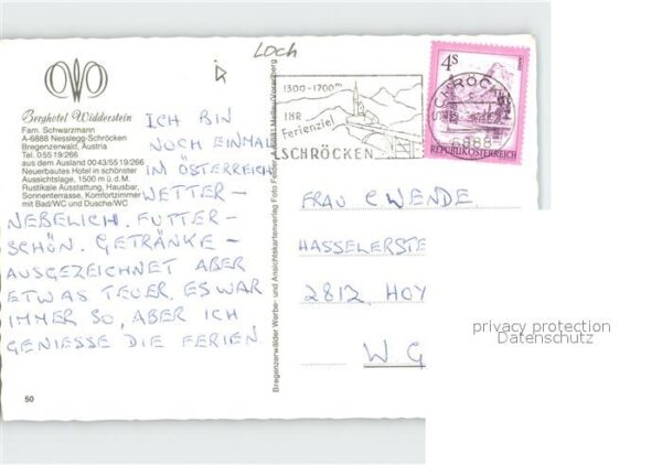 Nessleg Schroecken Vorarlberg Berghotel Widderstein Gastraum Kaminzim – Bild 2