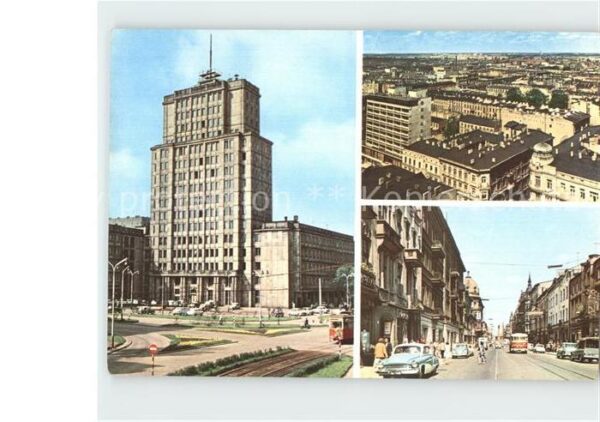 Litzmannstadt Lodz Wiezowiec przy ulicy Henryka Sienkiewic