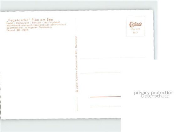 Ploen See Hotel Fegetasche Gastraum – Bild 2