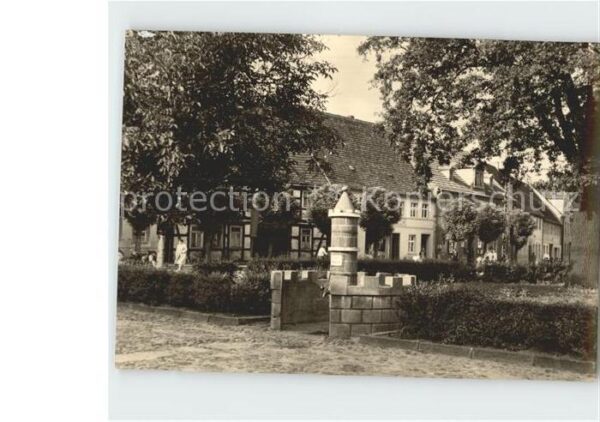 Ubigau Herzberg Harz Stadtwappenbrunnen am Marktplatz