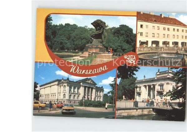 Warszawa Pomnik Fryderyka Chopina Rynek Mariensz