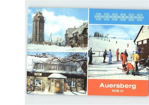 Auersberg Wildenthal Aussichtsturm Berghotel Auersberg Gasth