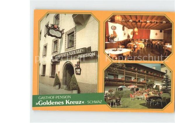 Schwaz Tirol Gasthof Pension Goldenes Kreuz Gastraum