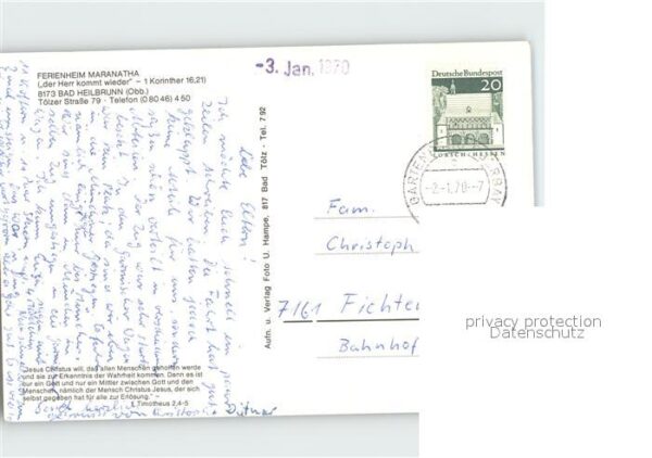 Bad Heilbrunn Ferienheim Maranatha – Bild 2