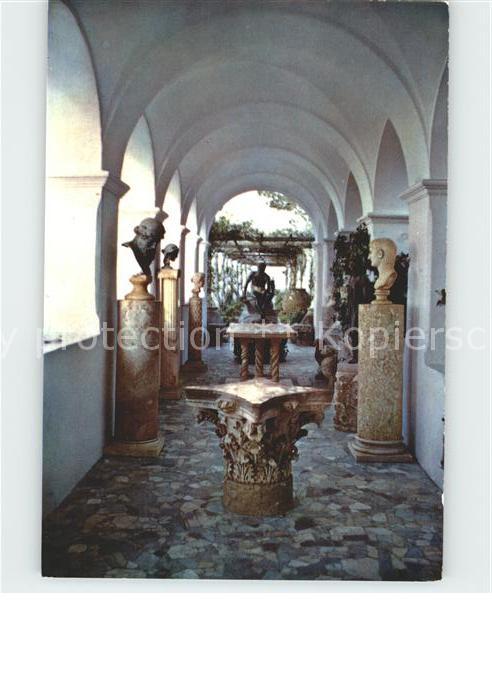 Capri San Michele Loggia delle Sculpture
