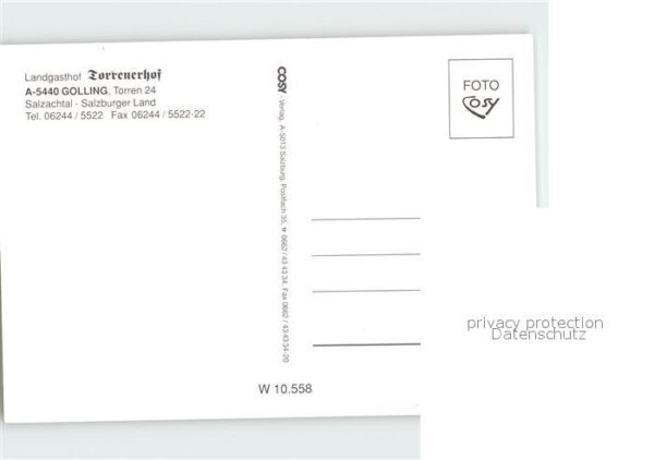 Golling Salzach Flachau Landgasthof Torrenerhof Werfenw – Bild 2