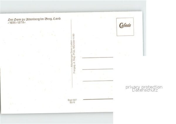 Altenberg Rheinland Dom Fliegeraufnahme – Bild 2