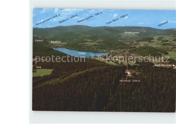 Titisee mit Hochfirst Feldberg Hinterzarten Bär