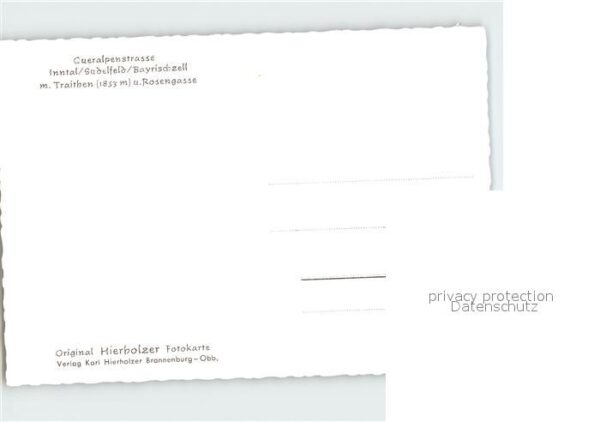 Sudelfeld Queralpenstrasse Inntal mit Traithen un – Bild 2