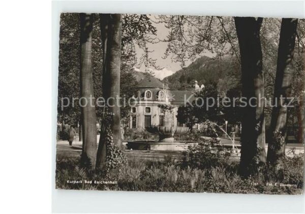 Bad Reichenhall Kurpark Brunnen