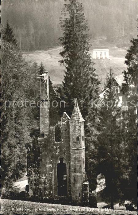 Schwarzwald Kloster-Ruine Allerheiligen