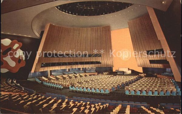 New York City United Nations Headquarters Assembly Ha
