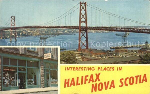Halifax Nova Scotia Bridge and Book Room