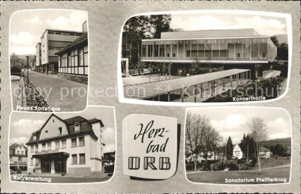 Bad Orb Konzerthalle Sanatorium Pfeiffenkrug Ba