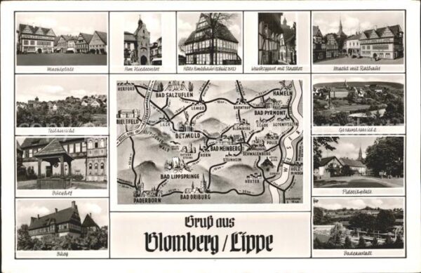 Blomberg Lippe Niederntor Amtshaus Weinberggasse Brug