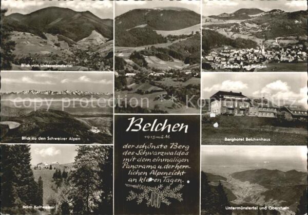 Belchen Baden Schönau Untermünstertal Alpen Hotel-Bel