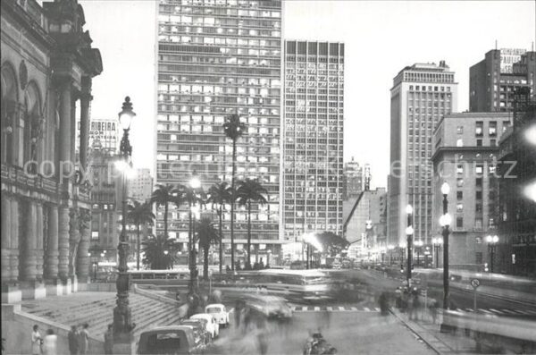 São Paulo Teatro Municipal e Viaduto do Cha