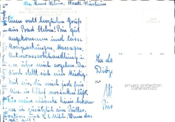 Bad Steben Kurheim Moorbad Speisesaal – Bild 2