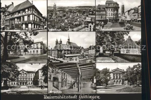 Goettingen Niedersachsen Auditorium Theater Rathaushalle Aula Gä