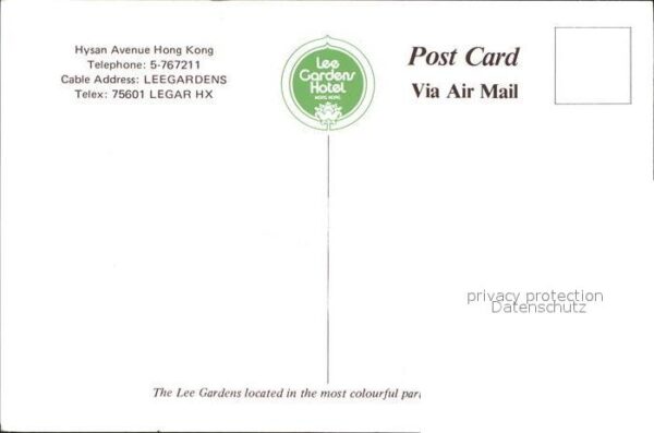Hong Kong Leegardens Hotel – Bild 2
