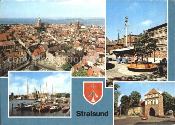 Stralsund Mecklenburg Vorpommern Blick von St. Marien Museum für Meeresk