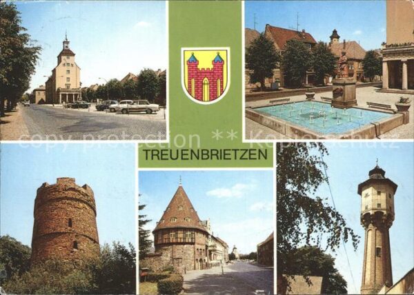 Treuenbrietzen Rathaus Sabinchenbrunnen Pulverturm Hei