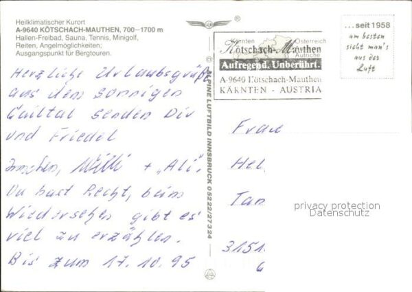 Koetschach-Mauthen Kaernten Fliegeraufnahme – Bild 2