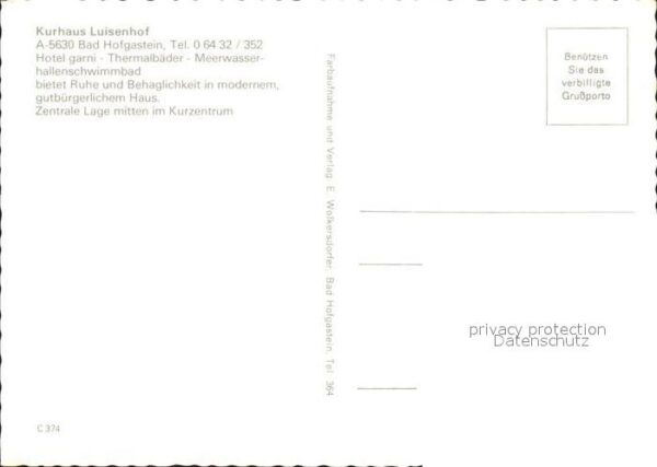 Bad Hofgastein Kurhaus Luisenhof – Bild 2