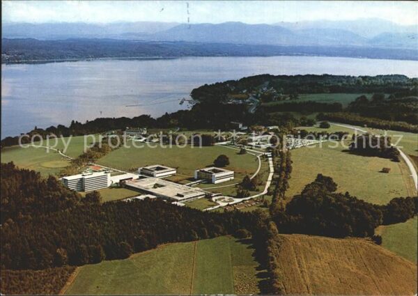 Bernried Starnberger See Fliegeraufnahme LVA Klinik Höhenried