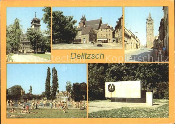 Delitzsch Schloß Breite Strasse Gendenktafel