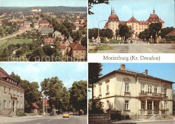 Moritzburg Sachsen Schloß Käthe Kollwitz-Platz Rathaus