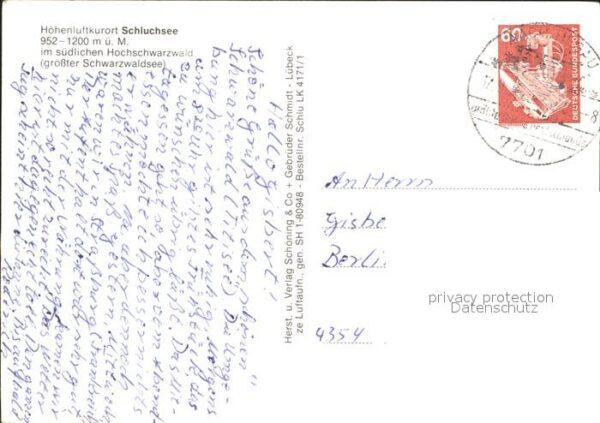 Schluchsee Fliegeraufnahme – Bild 2