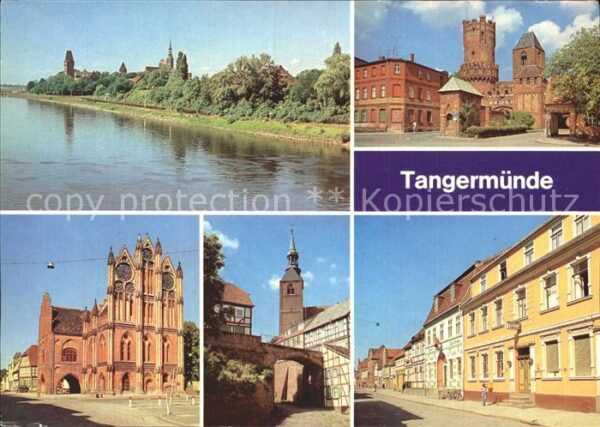 Tangermuende Elbpartie Neustädter Tor Roßfurt Lenins