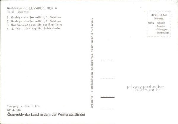 Lermoos Tirol Skigebiet Grubigstein Hochmoos Lifte – Bild 2