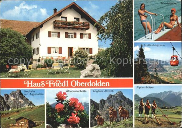 Pfronten Haus Friedl Oberdolden Alphörner Seilba