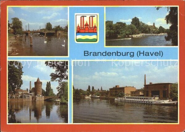 Brandenburg Havel Jahrtausendbrücke Salzhofufer Steintor