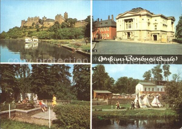 Bernburg Saale Schloß Cafegarten Paradies Theater Eisc