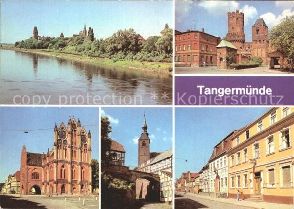Tangermuende Elbpartie Neustädter Tor Roßfurt Lenins