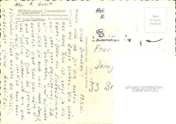 Zorge Mütterkurheim Tannenblick – Bild 2