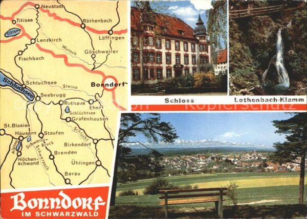 Bonndorf Schwarzwald Lothenbach-Klamm Schloss