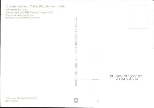 Bellin Ueckermuende Feriensiedlung Bungalows – Bild 2