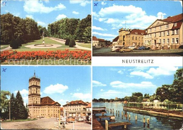 Neustrelitz Zierker See Stadthaus Rathaus Marktplat