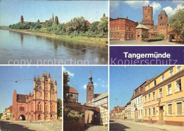 Tangermuende Roßfurt Elbe Neustädter Tor Leninstrass