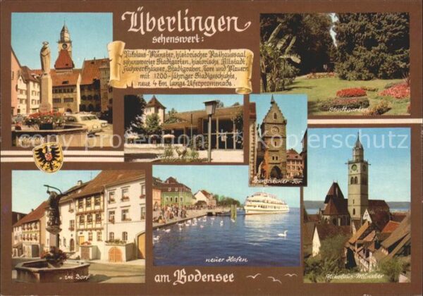Ueberlingen Bodensee Stadtgarten Dorfbrunnen Münster