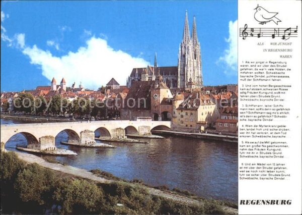Regensburg steinerne Donaubrücke