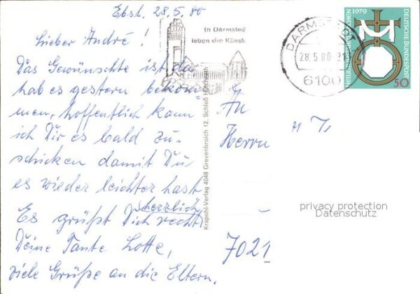 Darmstadt Luisenplatz Schloßtor Russische Kapelle – Bild 2