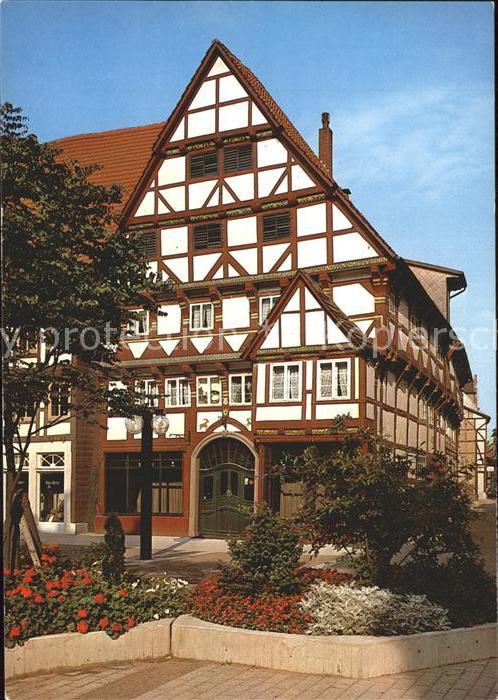 Hameln Weser Bäckerstrasse Fachwerkhaus von 1555